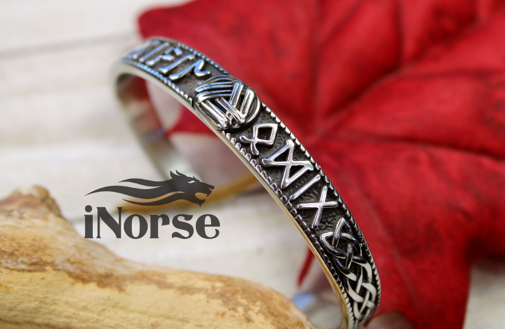 Rune Viking Bracelet | Valknut Bangle | Norse Jewelry | Viking Torque | Valknut Bracelet | Rune Armring | Viking Bangle | Futhark Runes | Norse Bracelet | Viking Jewelry