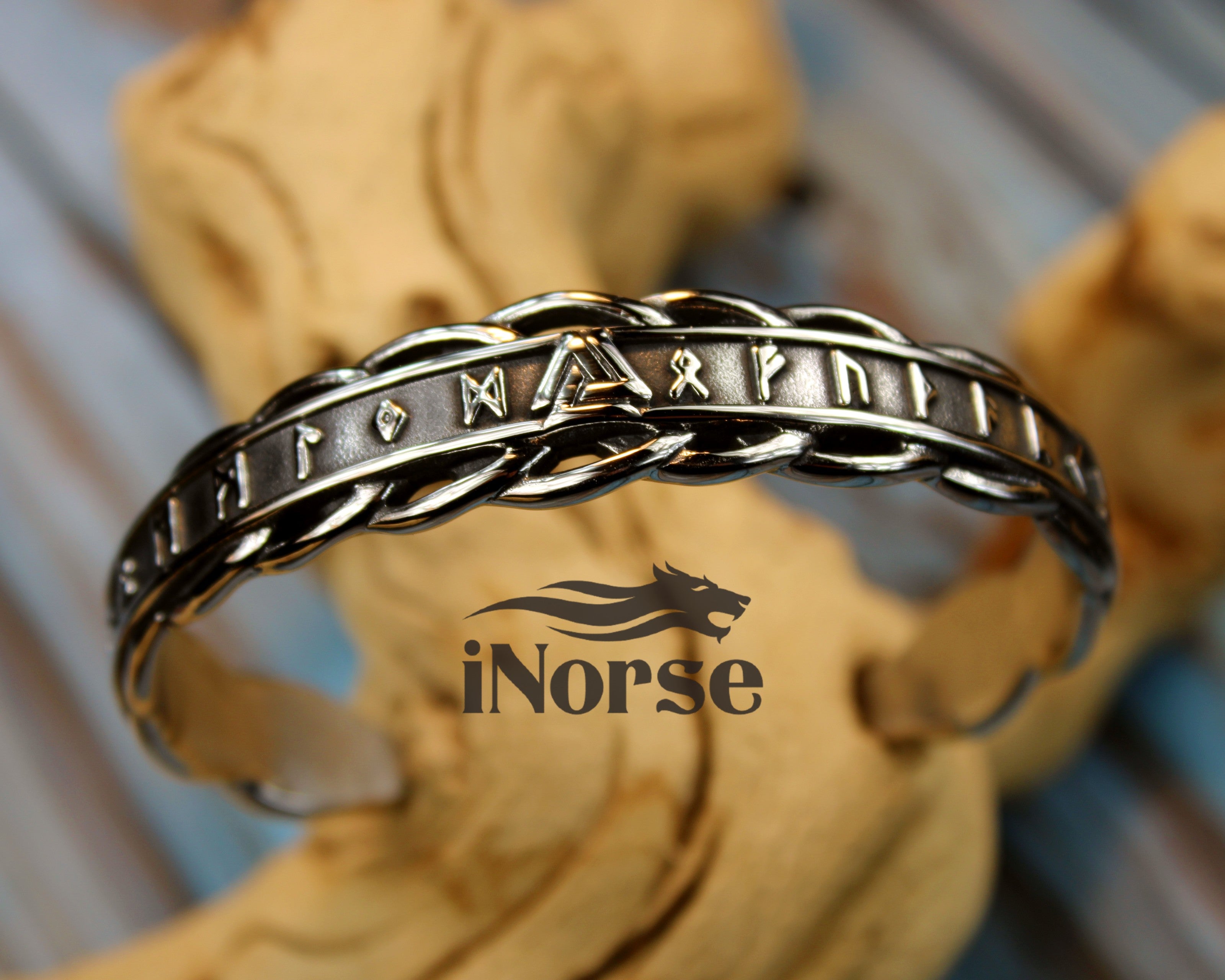Valknut Viking Bracelet | Norse Jewelry | Viking Armring | Rune Bracelet | Viking Bangle | Futhark Runes | Norse Bracelet | Viking Jewelry