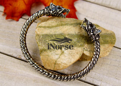 Nidhogg Dragon Viking Armring | Norse Jewelry | Viking Bracelet | Norse Torc | Dragon Wristband | Viking Bangle Bracelet | Viking Jewelry