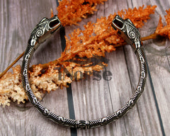 Viking Dragon Armring | Norse Jewelry | Viking Bracelet | Norse Torc | Dragon Wristband | Viking Bangle Bracelet | Viking Jewelry