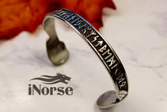 Runes Viking Bracelet | Norse Jewelry | Viking Bangle | Rune Armring | Norse Torque | Nordic Wristband | Viking Torc | Futhark Armband | Viking Jewelry