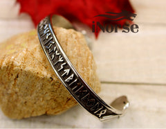 Runes Viking Bracelet | Norse Jewelry | Viking Bangle | Rune Armring | Norse Torque | Nordic Wristband | Viking Torc | Futhark Armband | Viking Jewelry