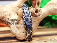 Valknut Viking Bracelet | Norse Jewelry | Viking Armring | Rune Bracelet | Viking Bangle | Futhark Runes | Norse Bracelet | Viking Jewelry