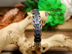 Valknut Viking Bracelet | Norse Jewelry | Viking Armring | Rune Bracelet | Viking Bangle | Futhark Runes | Norse Bracelet | Viking Jewelry