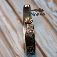 Vegvisir Viking Bracelet | Norse Jewelry | Viking Armring | Rune Bracelet | Norse Wayfinder | Futhark Runes | Norse Compass | Viking Jewelry