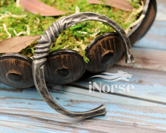 Viking Bangle Bracelet | Swedish Design | Norse Jewelry | Nordic Armring | Viking Wristband | Norse Bracelet | Gothic Torc | Viking Jewelry