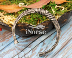 Viking Bangle Bracelet | Swedish Design | Norse Jewelry | Nordic Armring | Viking Wristband | Norse Bracelet | Gothic Torc | Viking Jewelry