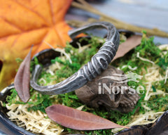 Viking Bangle Bracelet | Swedish Design | Norse Jewelry | Nordic Armring | Viking Wristband | Norse Bracelet | Gothic Torc | Viking Jewelry