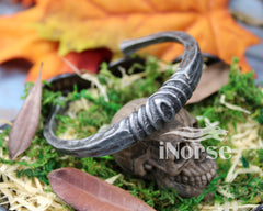 Viking Bangle Bracelet | Swedish Design | Norse Jewelry | Nordic Armring | Viking Wristband | Norse Bracelet | Gothic Torc | Viking Jewelry