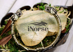 Odin's Wolves Viking Bracelet | Fenrir Wolf Bangle | Viking Armring | Norse Jewelry | Odin Oath Ring | Norse Torc | Gothic | Viking Jewelry
